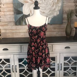 Black Floral Summer Dress